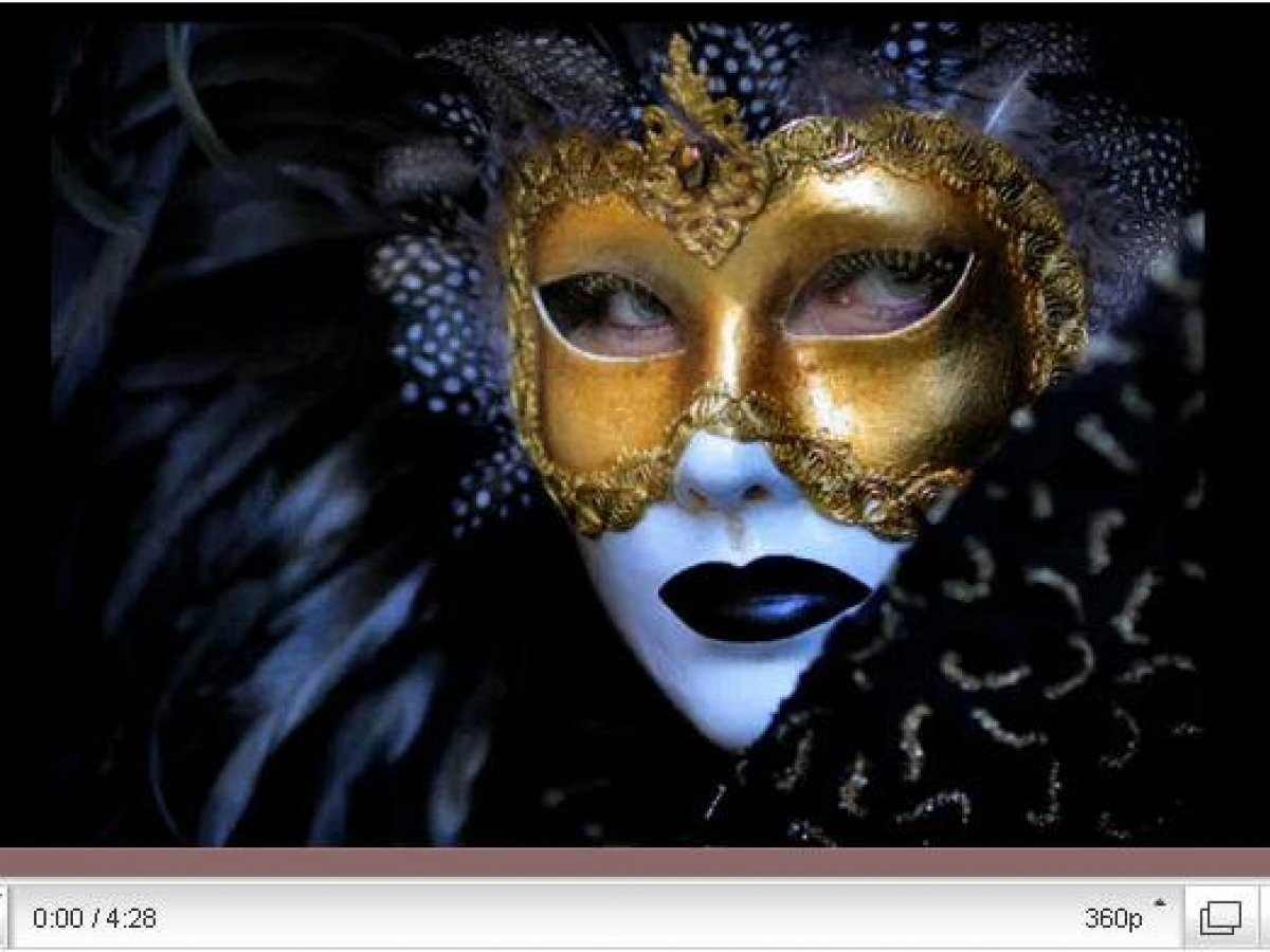 Загадочная маска. Венецианский карнавал маски женские.